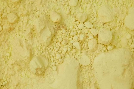 山东市场橡胶用硫磺价格略有下调50元/吨左右