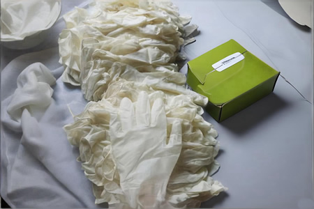 华东废旧乳胶手套价格6510-7630元/吨