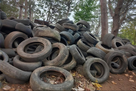 900废轮胎回收价格普跌10-30元/吨