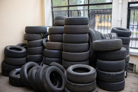 山东900废轮胎回收价格微涨15元/吨