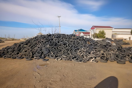 废旧轮胎口圈回收价格微降50元/吨